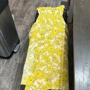 Floral Yellow Dress